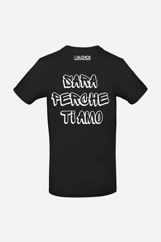 T-shirt "SARA PERCHE TI AMO" John Alenca