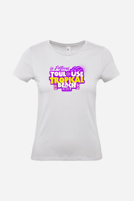 T-shirt femme Tropical Beach