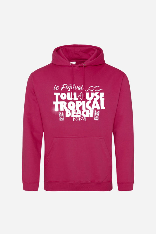 Sweatshirt à capuche Tropical Beach