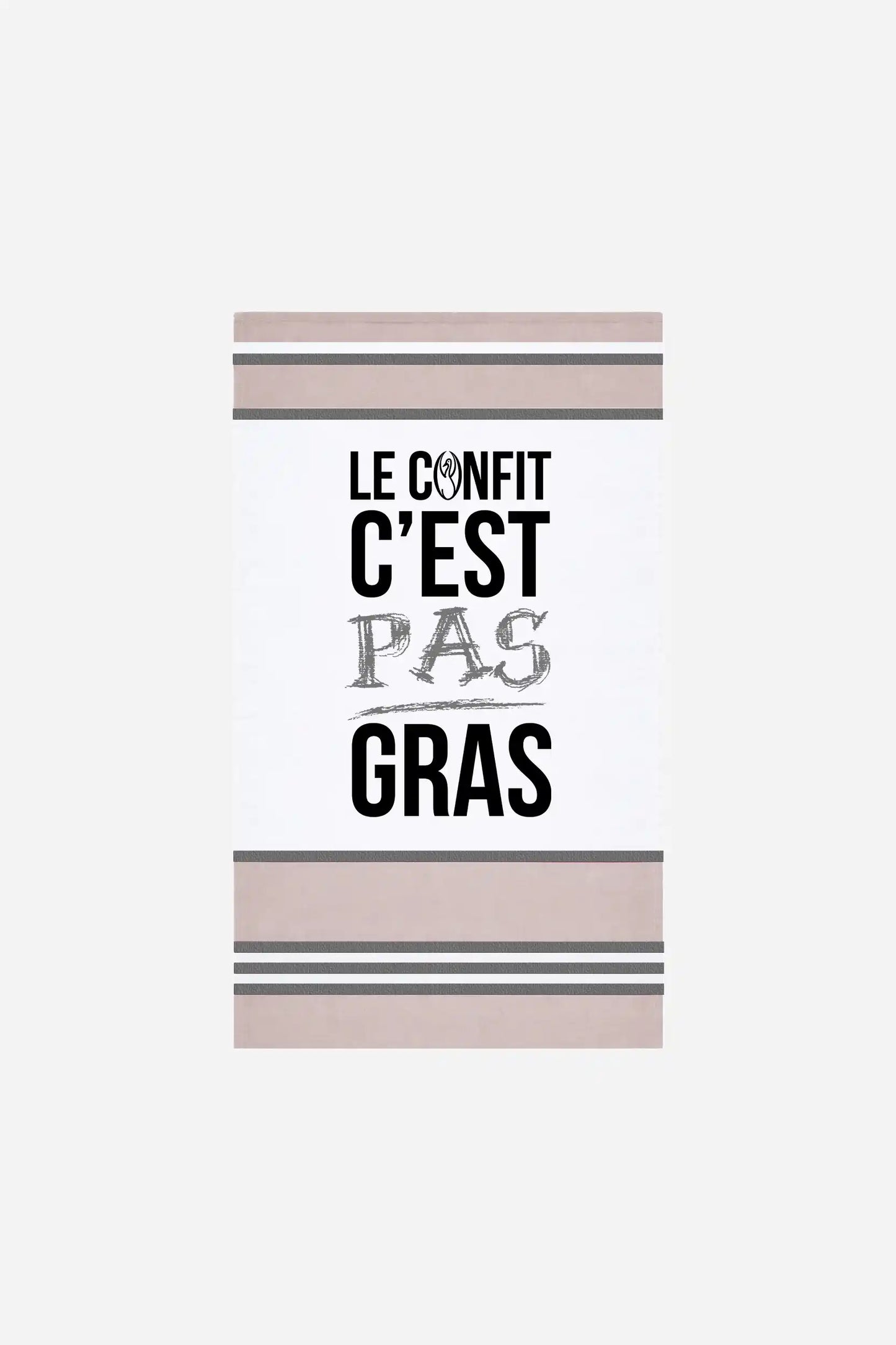 Torchon "Le confit c'est pas gras"