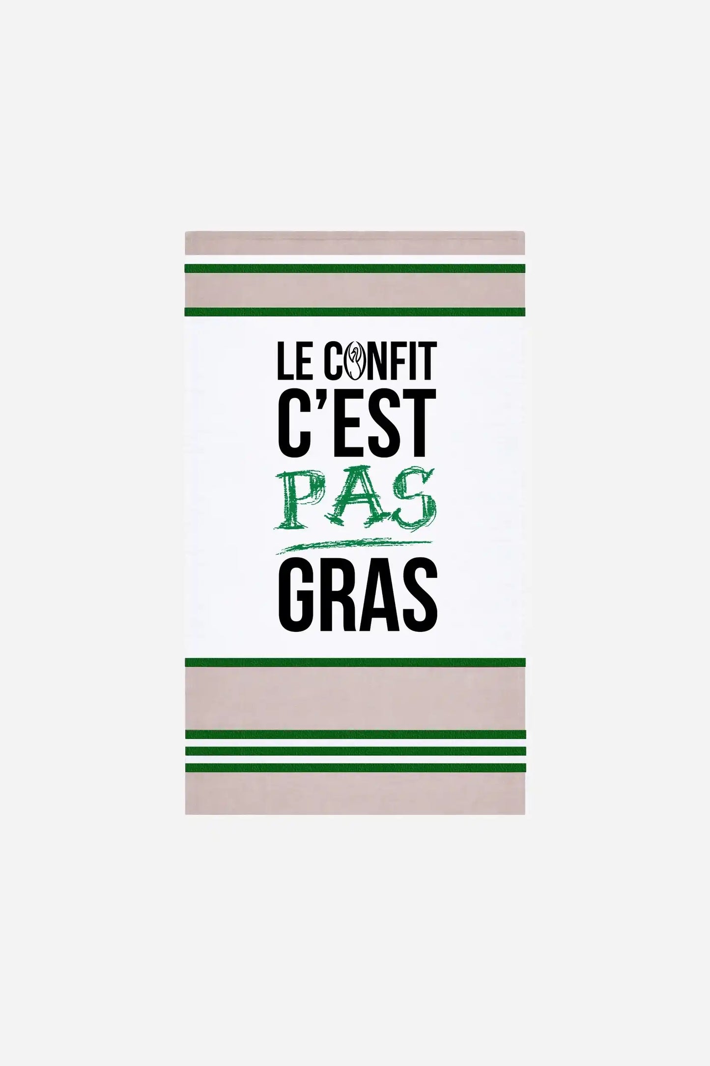 Torchon "Le confit c'est pas gras"
