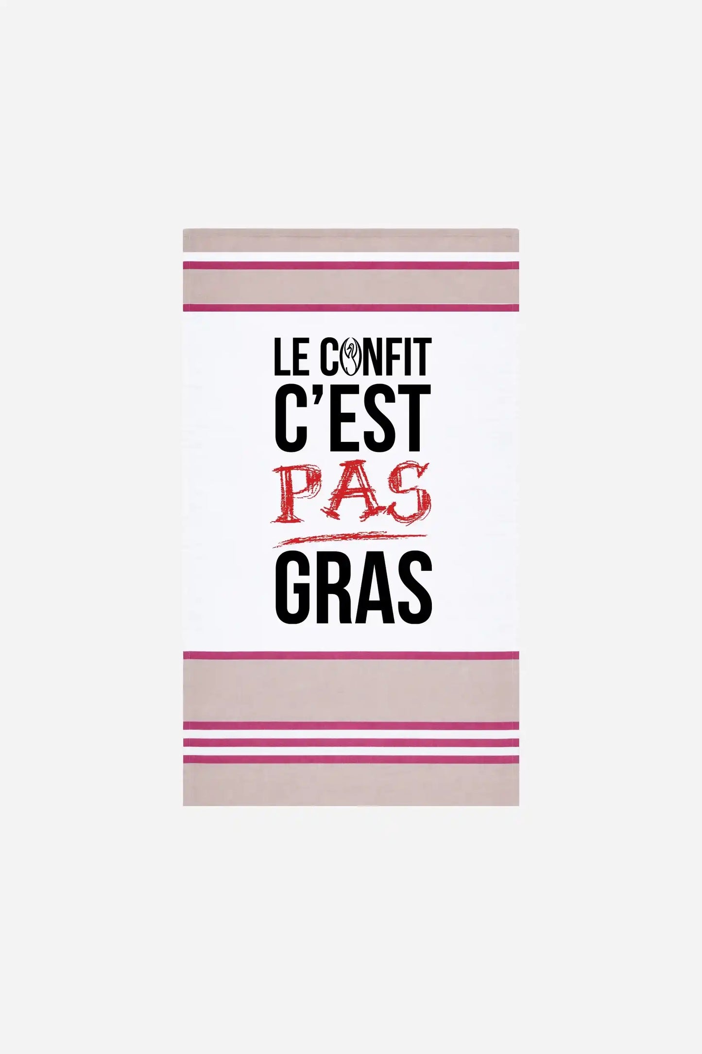 Torchon "Le confit c'est pas gras"