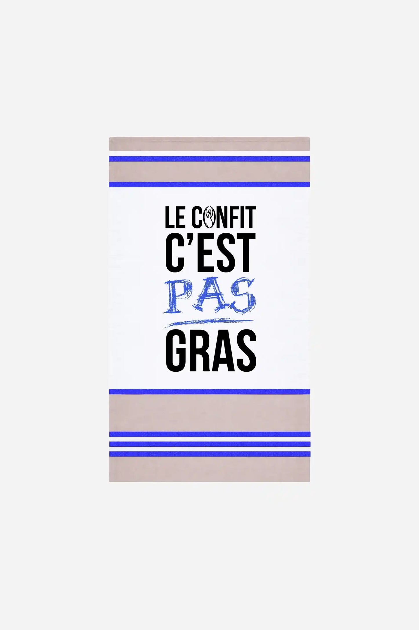 Torchon "Le confit c'est pas gras"