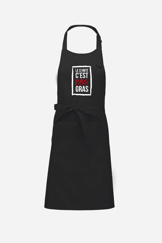 Tablier "Le confit c'est pas gras"