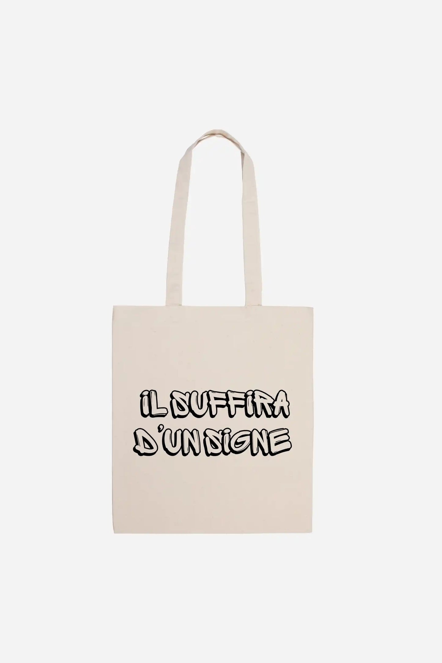 Tote Bag "IL SUFFIRA D'UN SIGNE" John Alenca