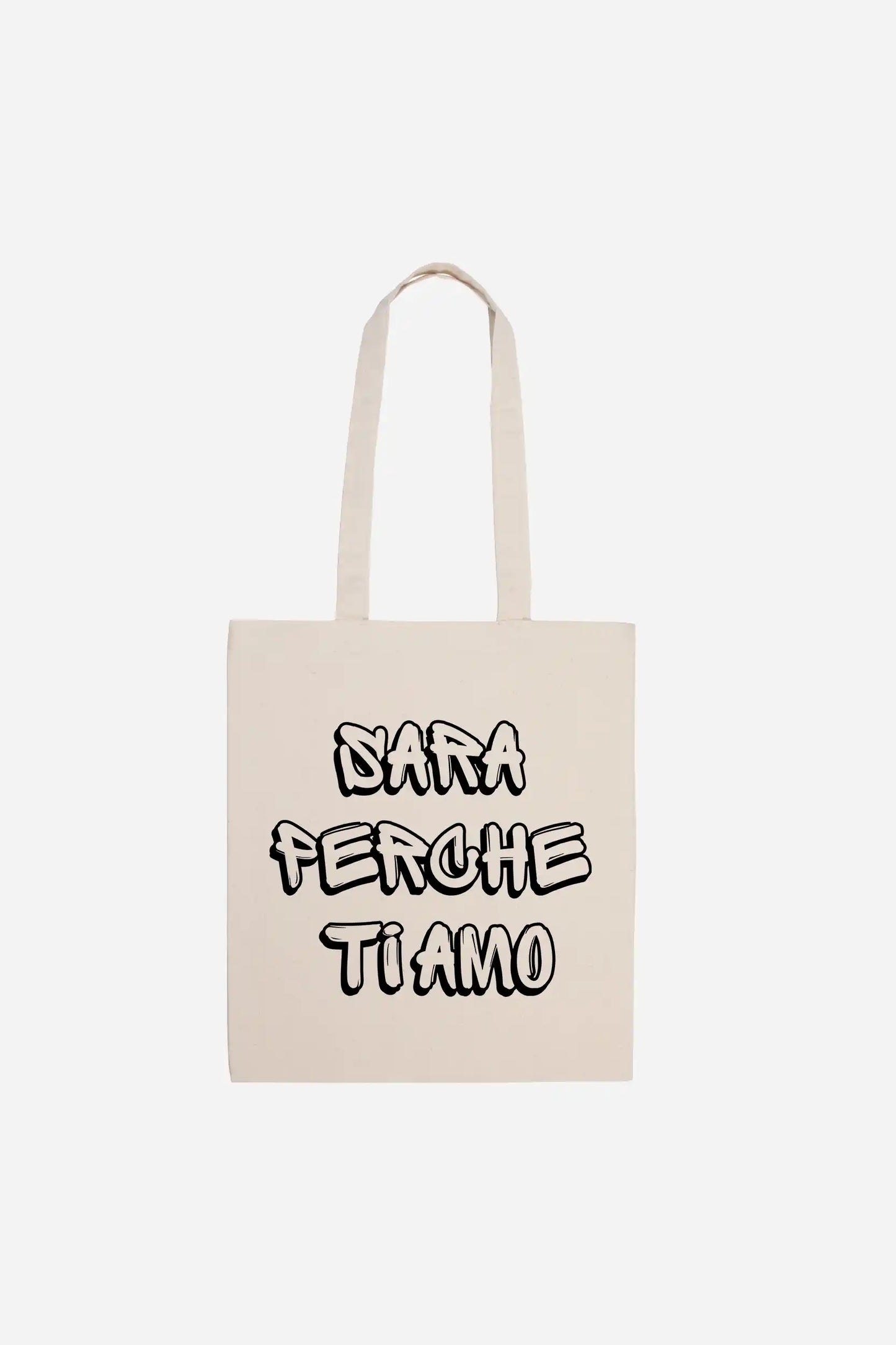 Tote Bag "SARA PERCHE TI AMO" John Alenca