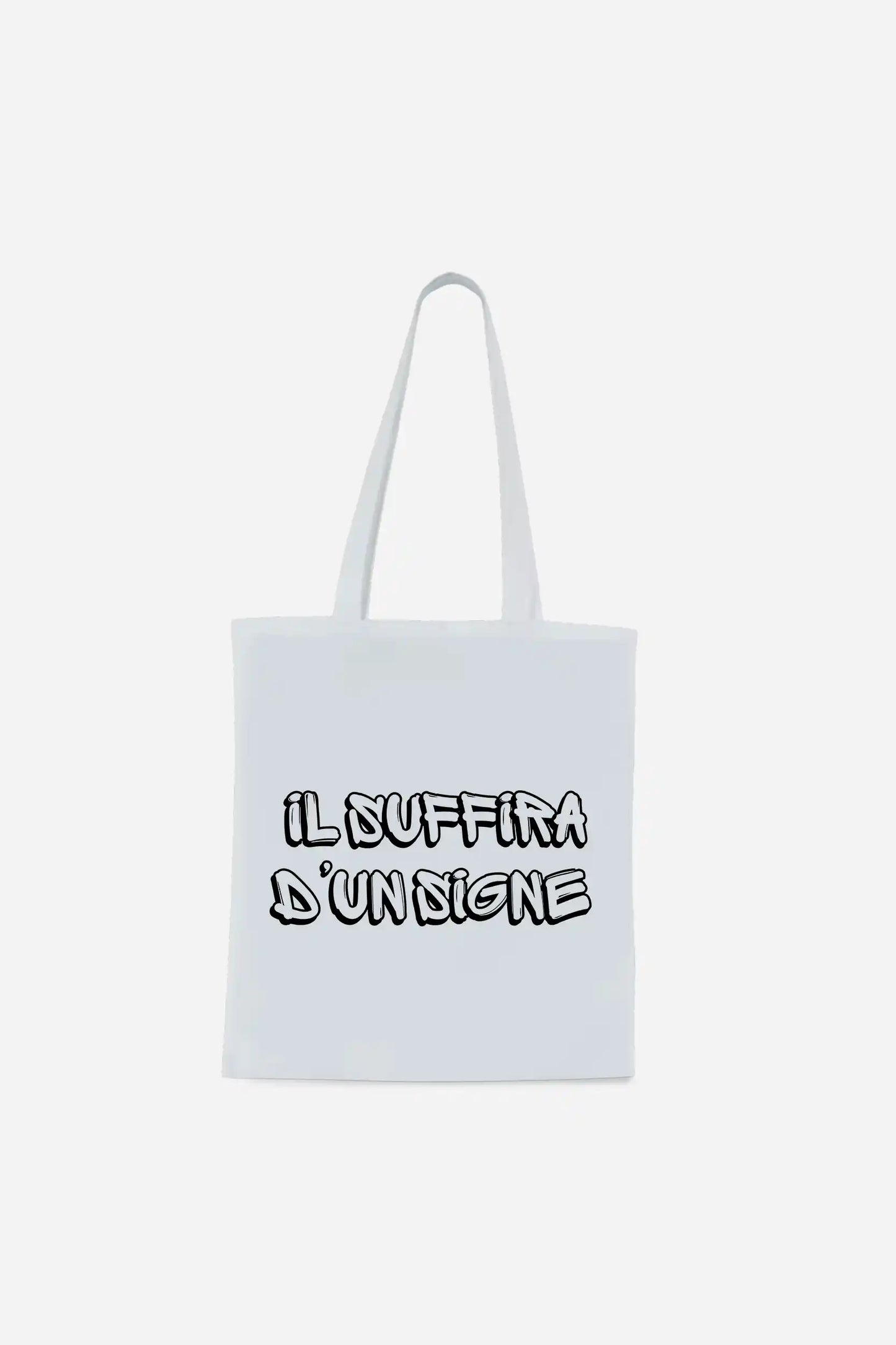 Tote Bag "IL SUFFIRA D'UN SIGNE" John Alenca