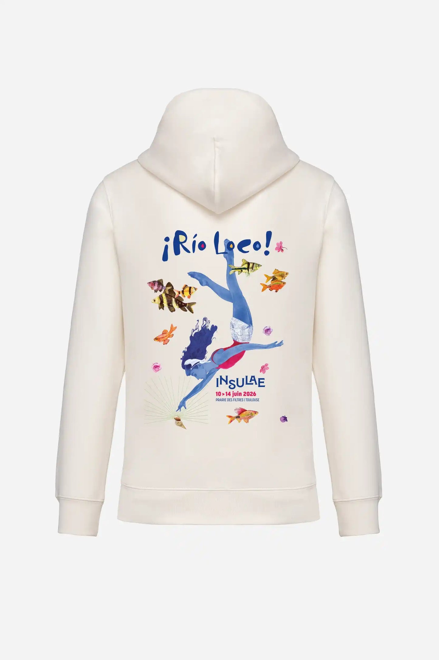 Sweat-Shirt zippé Unisexe Eco responsable Rio Loco
