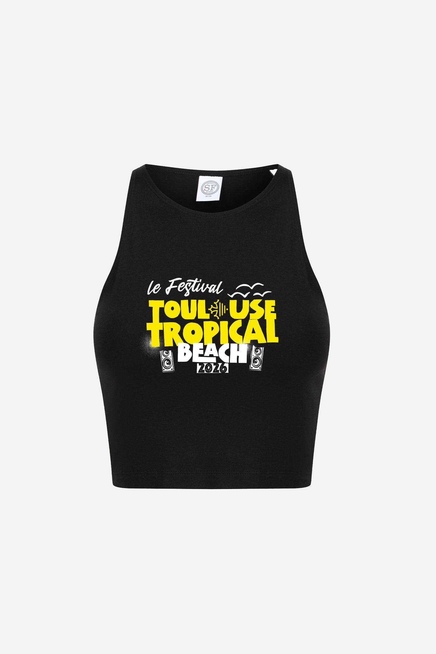 Crop top Tropical Beach